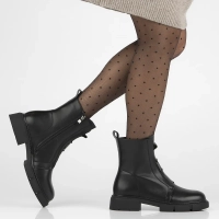 Leather ankle boots Filippo DBT6524/25 BK black