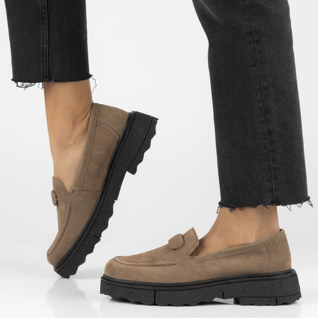 Leather shoes Filippo DP4546/23 BR brown