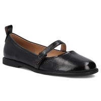 Skórzane baleriny Filippo DP7742/26 BK czarne