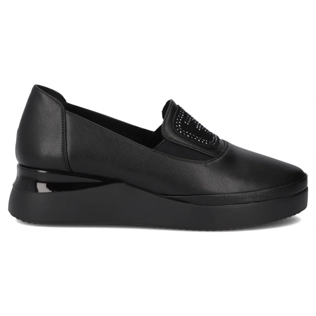 Leather shoes Filippo DP7396/25 BK black