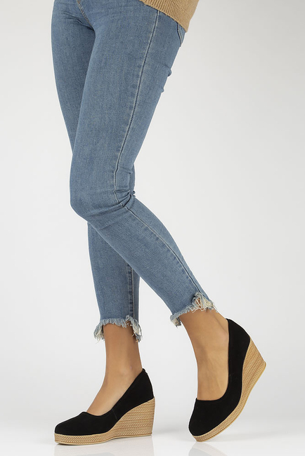 Leather shoes Filippo DP3521/22 BK SU black