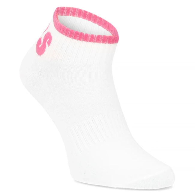 Women's Socks WS512 white pink