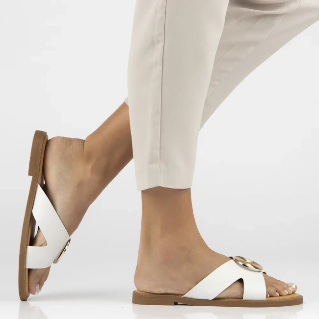 Slippers Filippo DK6923/25 WH white