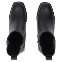 Leather heeled ankle boots Filippo DBT8039/26 BK black