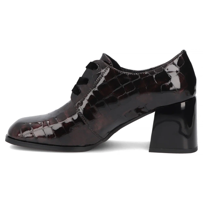 Leather shoes Filippo DP8144/26 BG burgundy