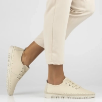 Leather shoes Filippo DP7030/25 BE beige