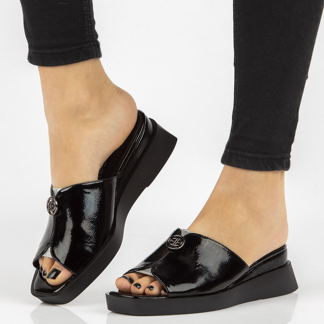 Slippers Filippo DK2351/21 Bk black