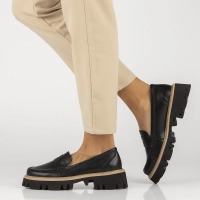 Leather shoes Filippo DP6088/24 BK black