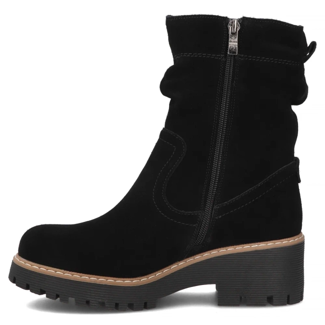 Leather ankle boots Filippo DBT6402/26 BK black