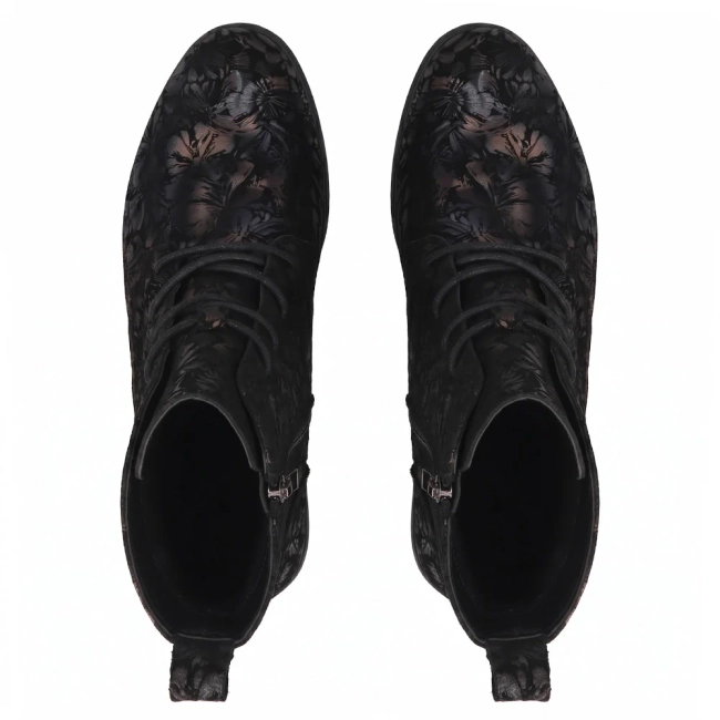 Leather ankle boots Filippo DBT8283/26 BK MLT black