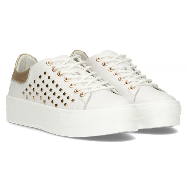 Skórzane półbuty FILIPPO DP3531/22 WH białe