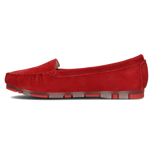 Leather loafers Filippo DP2037/22 RD red