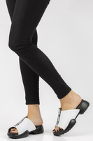 Leather flip-flops Filippo DK2168/21 WH white