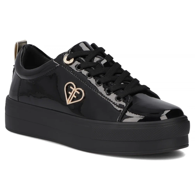 Leather shoes Filippo DP3533/25 BK L H black