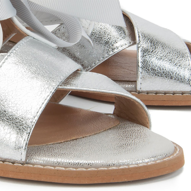 Sandals Claudio Rosetti 163 White Silver