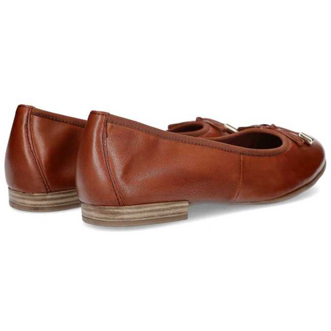 Baleriny S.Oliver 5-22112-24 302 Cognac Nappa