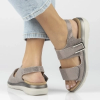 Leather sandals Filippo DS7850/26 TP beige