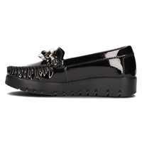 Leather shoes DP3334/21 BK black