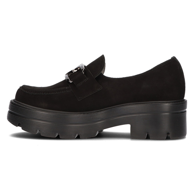 Leather shoes 20086 black