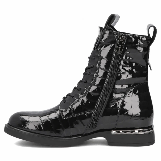 Leather ankle boots Filippo DBT8038/26 BK black