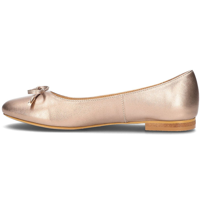 Leather ballerinas Alexio Giorgio 047 gold