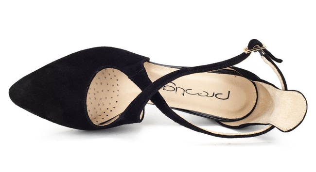 Pumps Prestige 2045 K. Suede Black OBL