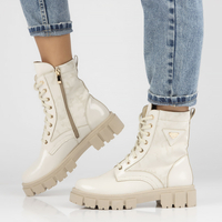 Leather boots Filippo 575 beige