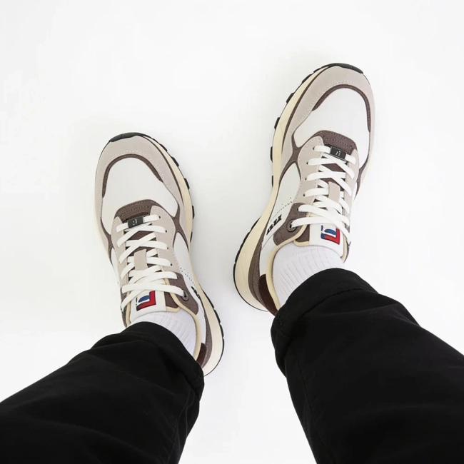 Skórzane sneakersy Filippo MSP7838/26 WH białe