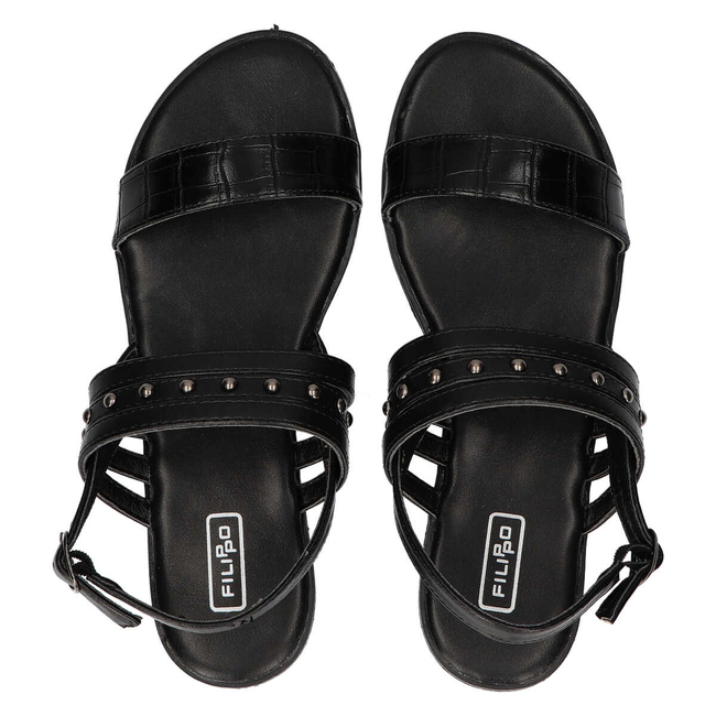 Sandały Filippo DS1240/20 BK Black