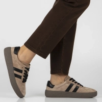 Skórzane sneakersy Filippo DP7958/26 BE beżowe