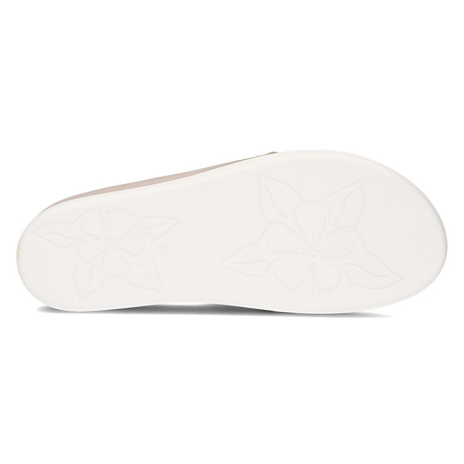 Leather flip-flops Filippo 105 gold