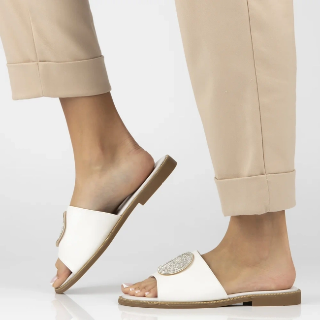 Slippers Filippo DK6217/25 WH white