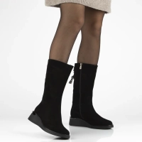 Leather boots Filippo DBT7210/25 BK black