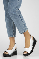 Leather sandals Filippo DS4453/23 WH white