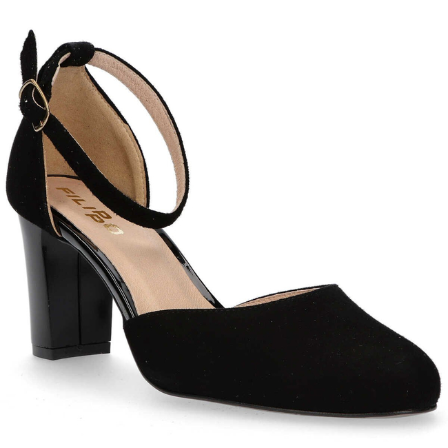 Pumps Filippo F314 Black Suede