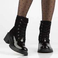 Leather ankle boots Filippo DBT6390/24 BK black