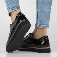 Leather shoes Filippo DP1514/23 BK black