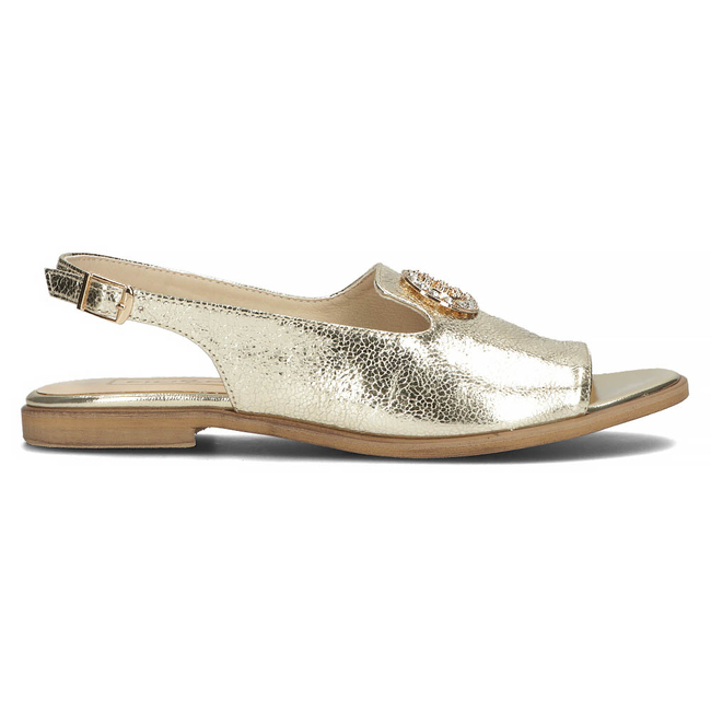 Leather sandals Filippo 116 gold