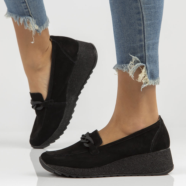 Leather shoes Filippo DP3632/22BK black