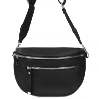 Black shoulderbag flow bag