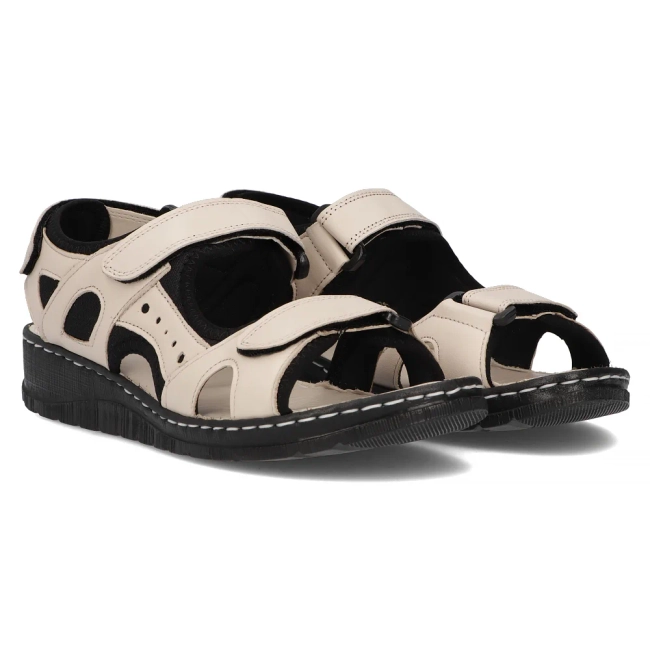 Leather sandals Artiker 52C0294 beige