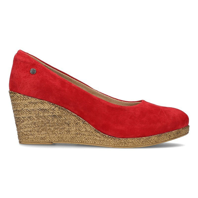 Leather shoes Filippo DP1328/21 RD red