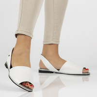 Leather sandals Filippo 40166 white