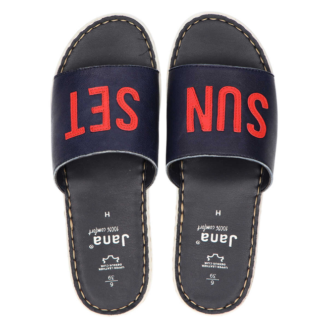 Klapki Jana 8-27120-22 805 Navy