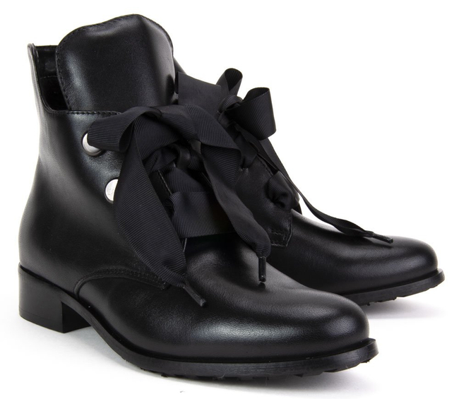 Botki Eksbut 78-5182-155-1G Czarne Lico