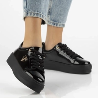 Leather shoes Filippo DP3533/25 BK L H black