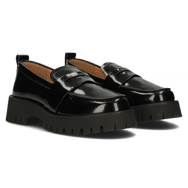 Leather shoes Filippo DP3939/22 BK black