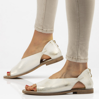 Leather sandals Filippo 178 gold