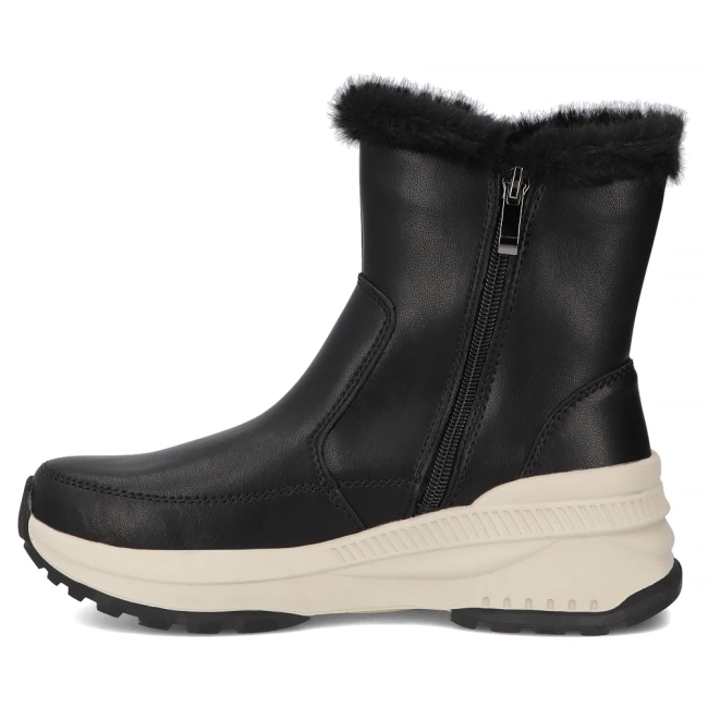 Leather ankle boots Filippo DBT7157/25 BK black