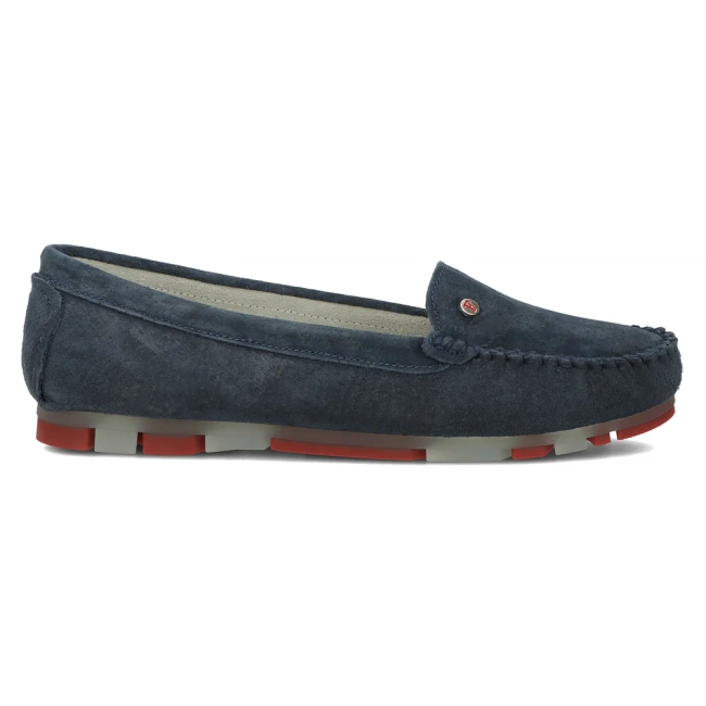 Leather loafers Filippo DP2037/25 NV RD navy